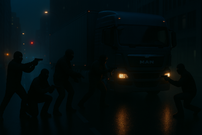 Германия: польский водитель лишился фуры с грузом после вооруженного нападения