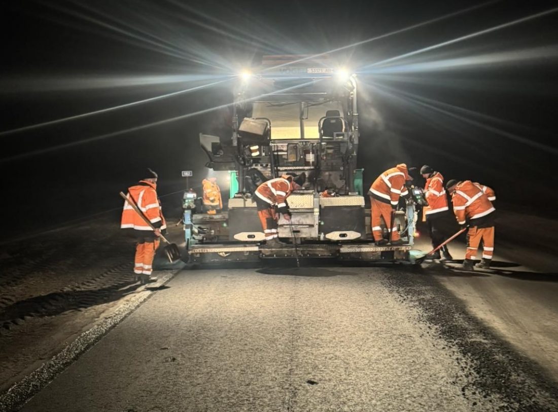 Поточні ремонтні роботи на дорогах: за добу усунуто 185 тис. м² пошкоджень дорожнього покриття