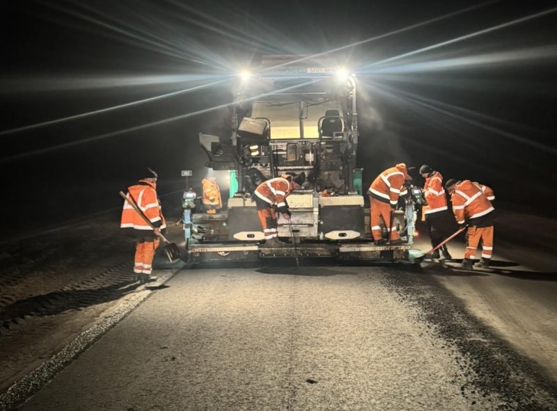 Текущие ремонты на дорогах: за сутки ликвидировано 185 тыс. м² повреждений покрытия