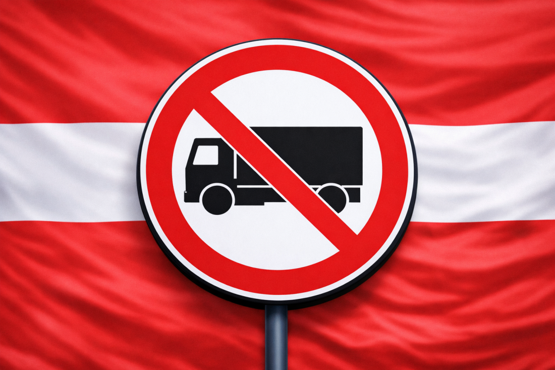 Австрія: введені нові обмеження на рух вантажівок