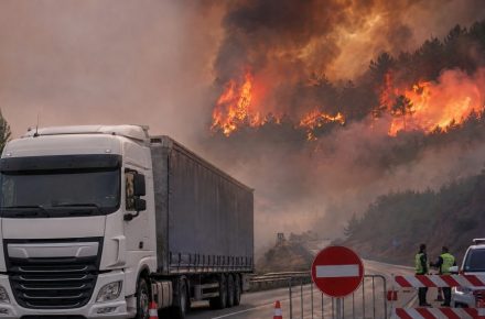 Испания: из-за пожаров закрыты 46 участков дорог