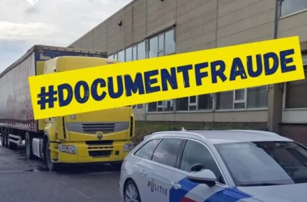 В Нидерландах остановили международный автопоезд с поддельными правами и номерными знаками