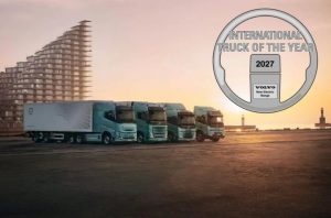 Новые электрические грузовики Volvo признаны «Международным грузовиком года 2027»