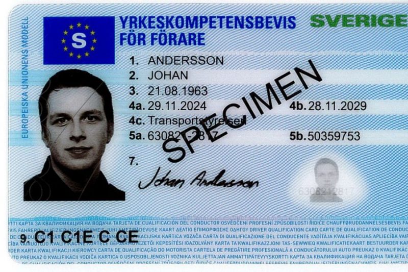 Швеция ужесточила обмен водительских прав: профессиональные водители рискуют потерять право на работу