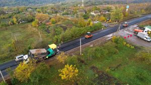 В Одесской области продолжают ремонт дороги Т-16-22