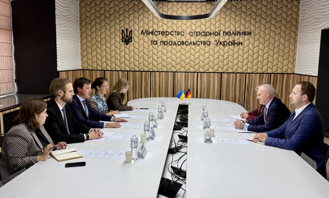 Україна і Німеччина обговорили збільшення експорту сільськогосподарської продукції через німецькі порти